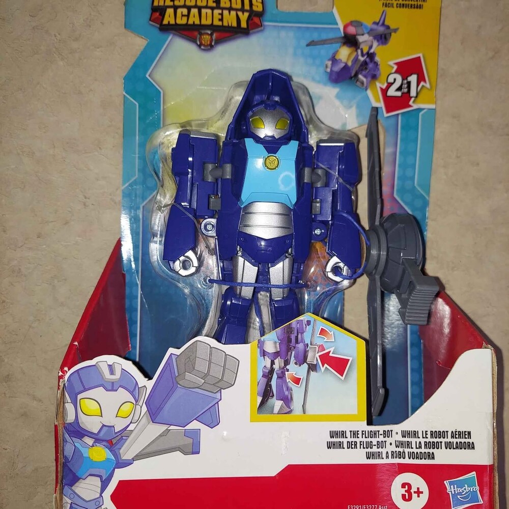Playskool Heroes Transformers Rescue Bots Academy Whirl the Flight-Bot 2-in-1